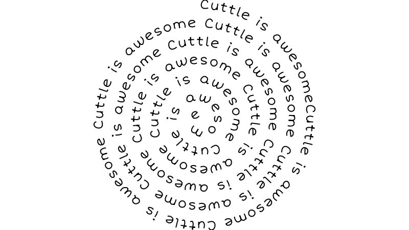 Spiral Text